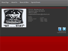 Tablet Screenshot of englishsetterbrewing.com